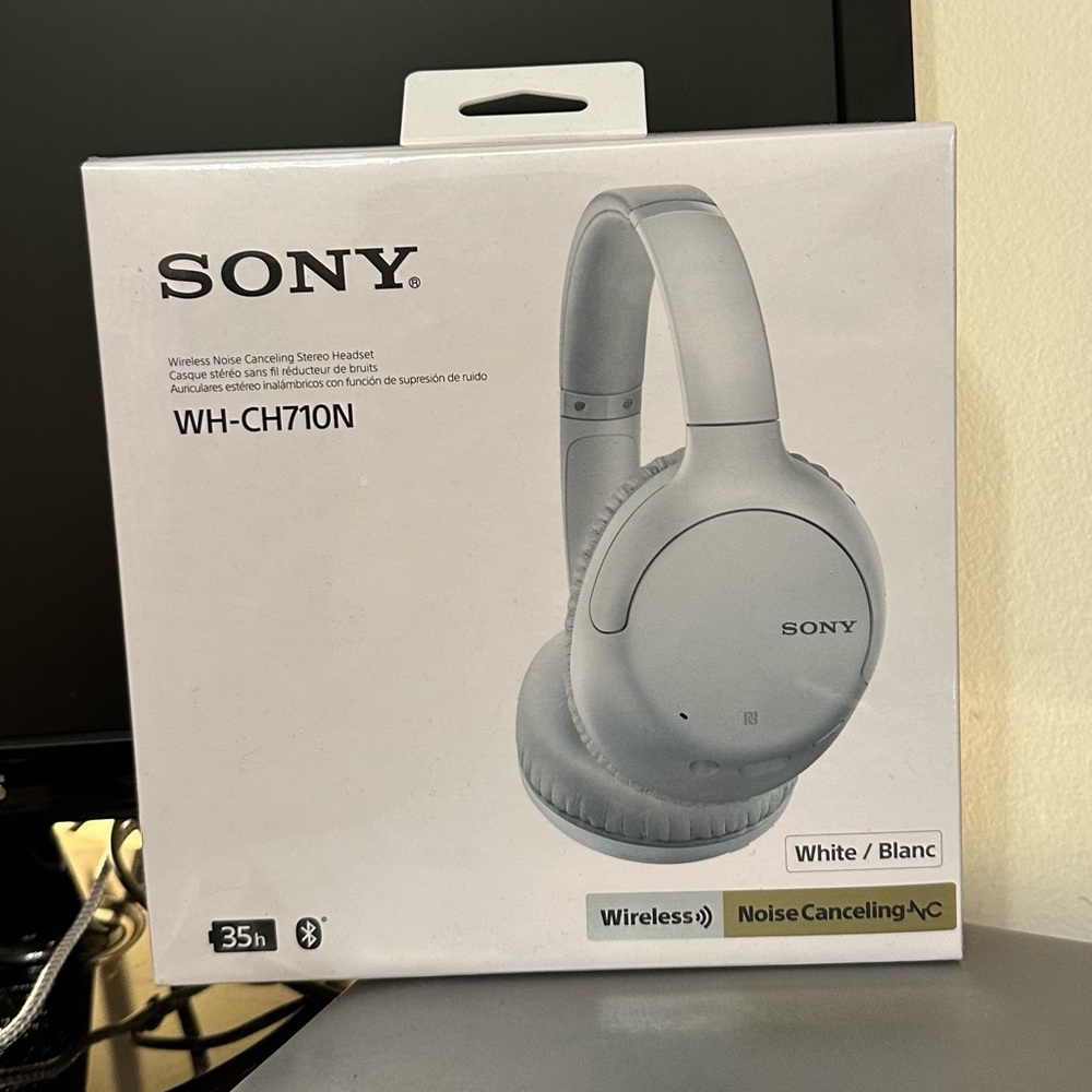 New in Box Sony WH-CH710N Wireless Noise-Cancelling Over-the-Ear Headphones